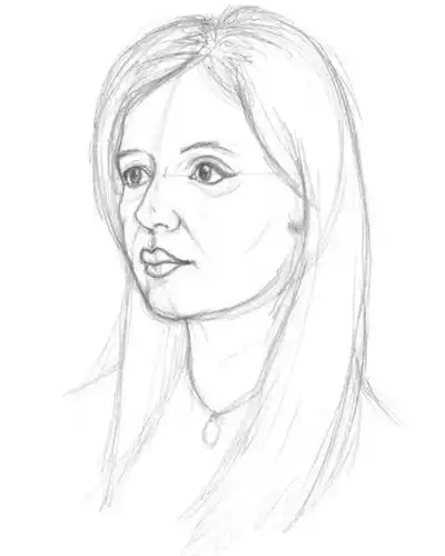 教程一组细化又使用的素描肖像教程