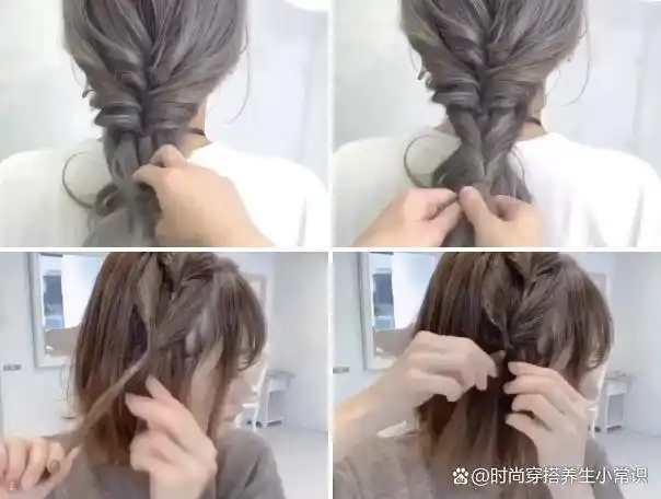 5款短发编发造型,不需要太多技巧,一起来看看吧