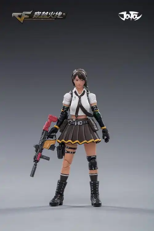 穿越火线手办角色暗源兵人成品军事模型玩具可动女零葵士兵小人特种兵