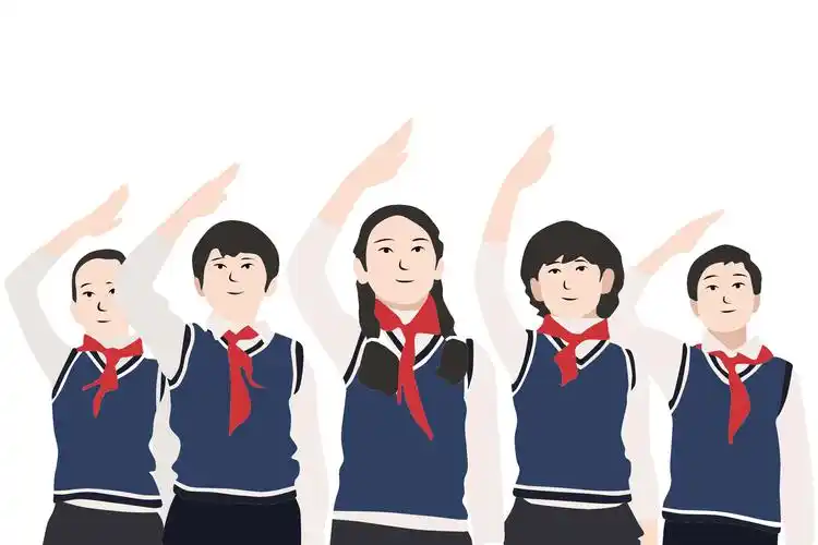 我们以少先队最崇高的敬礼,向奋斗在各个行业,坚守在各自岗位上的