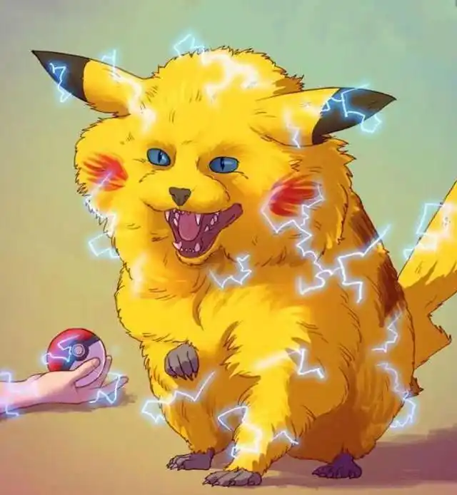 童年动画中六大角色"画风"突变,皮卡丘变藏獒,美人鱼太可怕!