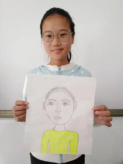 《画人像》作品展——五年二班
