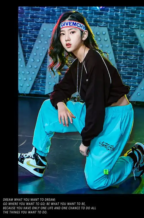 【儿童元旦街舞演出服】男童嘻哈街舞套装女童宽松爵士舞hiphop演出服