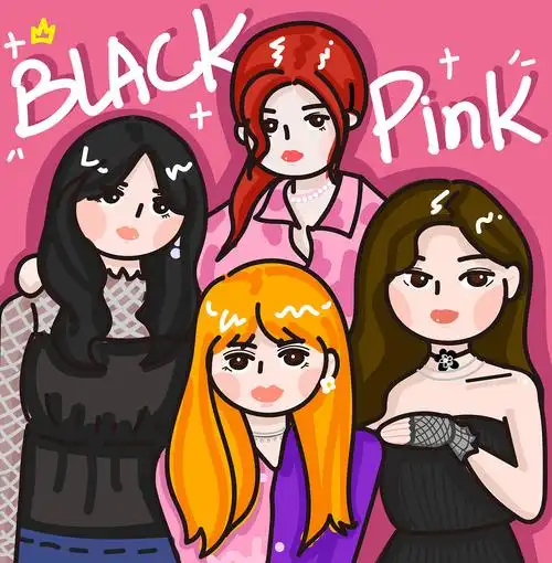 blackpinkq版人物海报