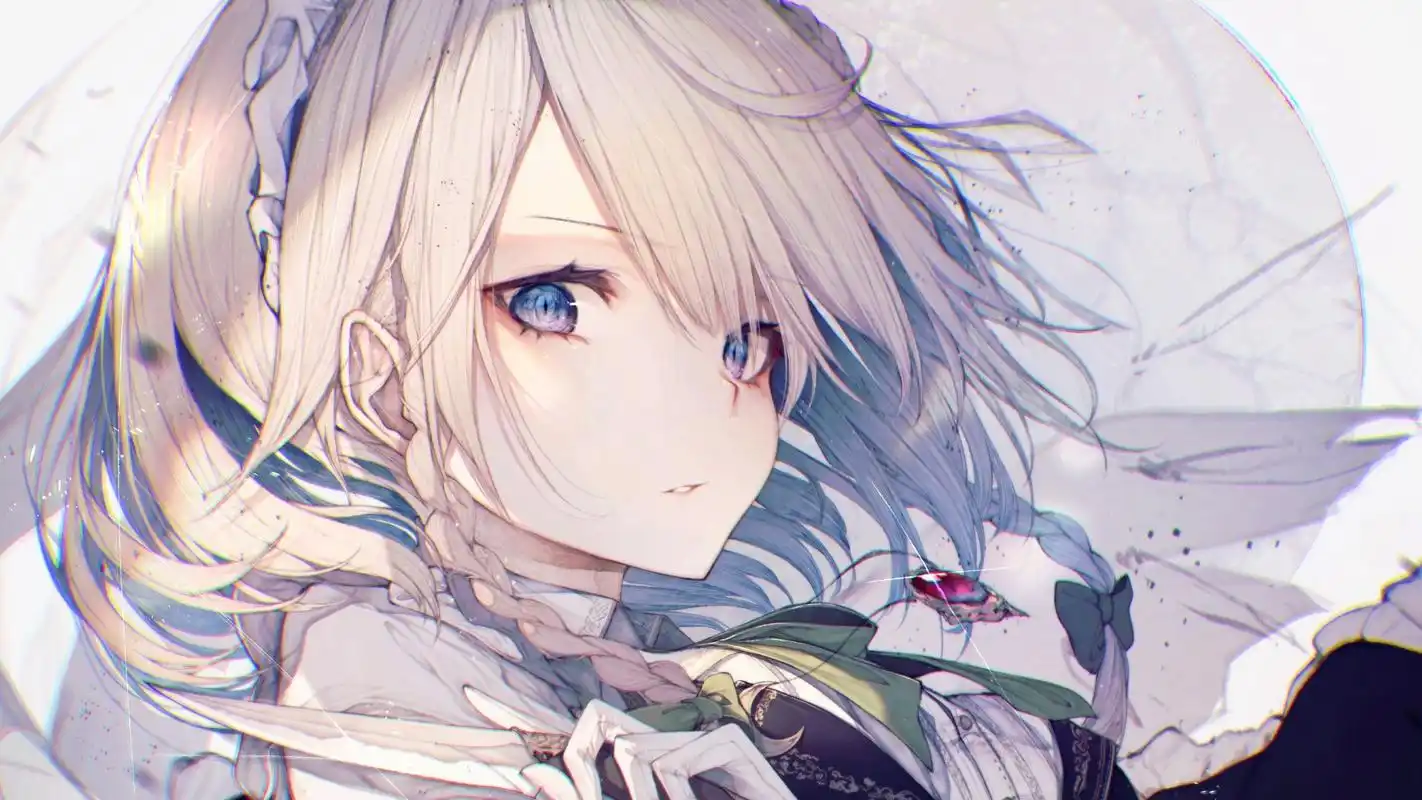 二次元动漫美女桌面壁纸