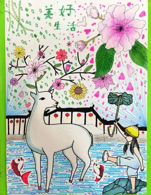 作者:喻欣妍(12岁)编辑 | 秦超2023六五环境日 | 主题儿童绘画精彩