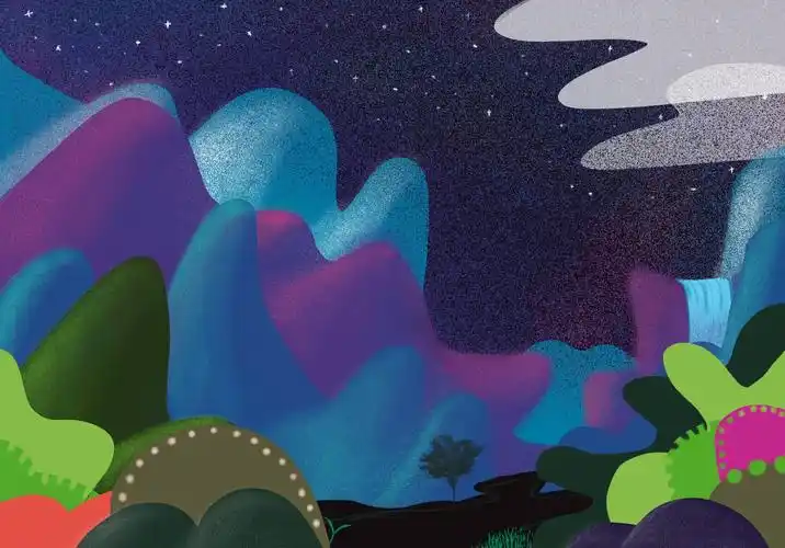 山|插画|插画习作|哈根达斯188 - 原创作品 - 站酷 (zcool)