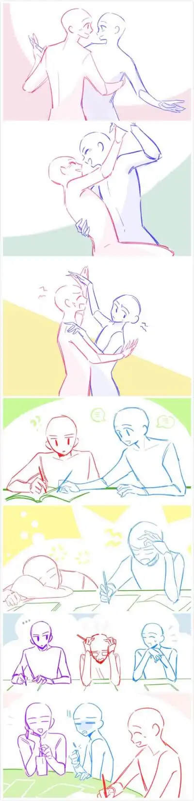 画画素材双人 - 堆糖,美图壁纸兴趣社区