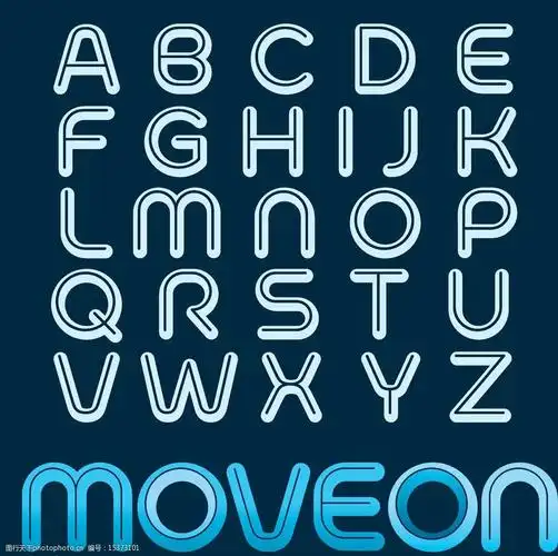 卡通字母设计图片图片-图行天下图库