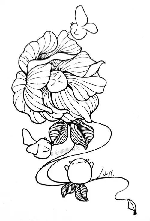 简笔画初学零基础简笔画教程