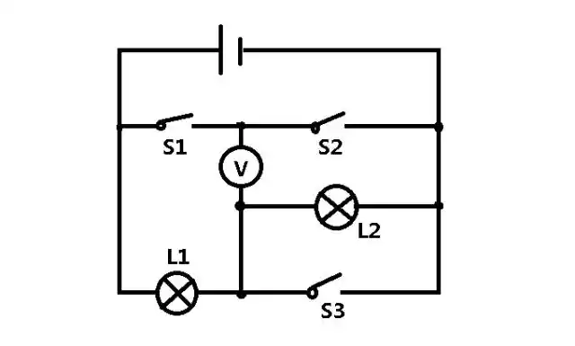 初三物理,老师分享:多开关电路的构成方式分析和等效电路图作法