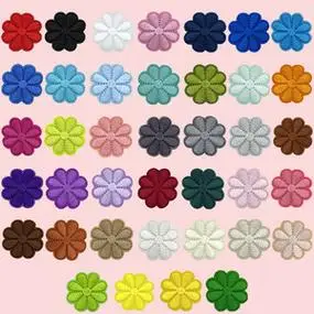 太阳花自粘补丁贴刺绣布贴衣服t恤可爱贴花牛仔裤修补破洞装饰贴