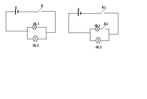 设计个简单电路图,我初中的!