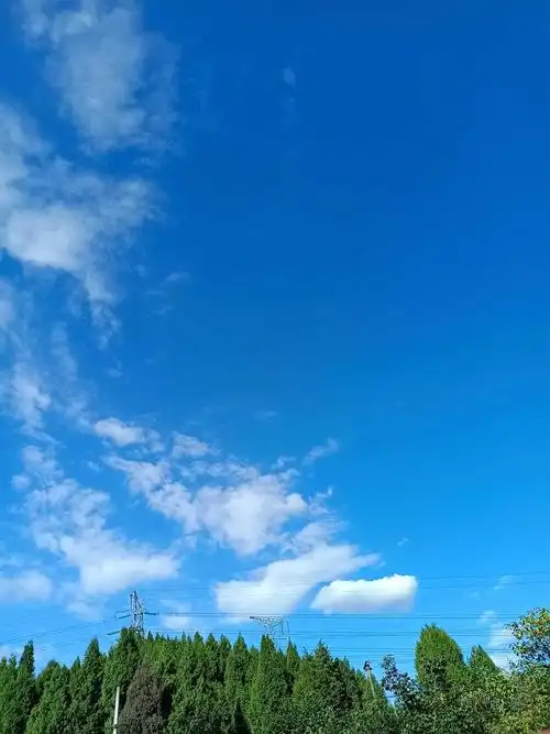 晴空万里蓝天白云 ,#放飞心情拥抱大自然