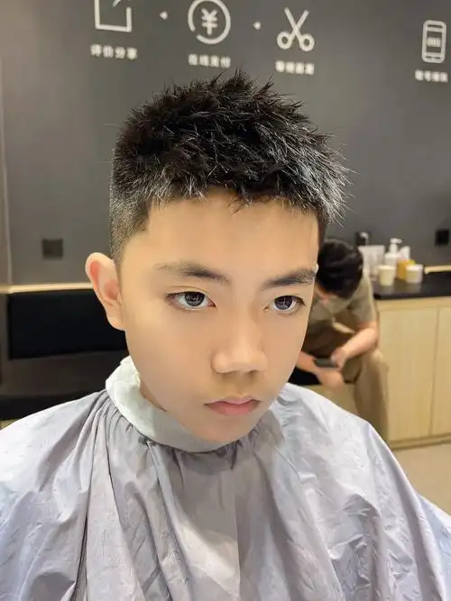 男生发型适合小男生的清爽阳光短发碎发