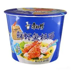 康师傅鲜虾鱼板面
