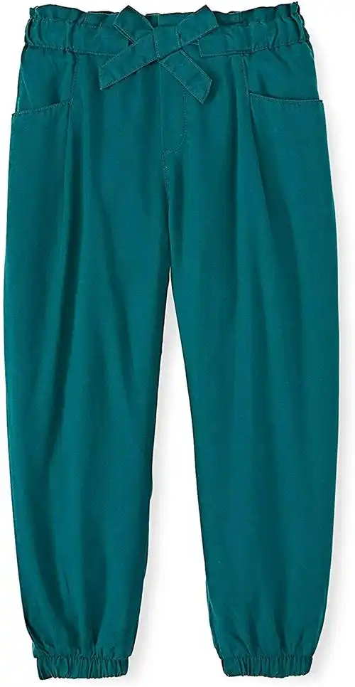 wondernation 女孩束腰裤(xl 码 哈士奇 14/16,古青色)