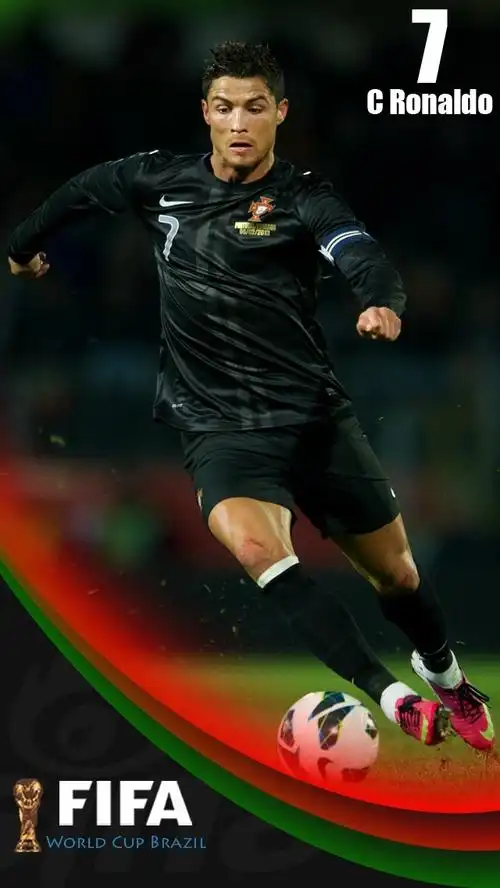 2014世界杯足球明星手机桌面壁纸