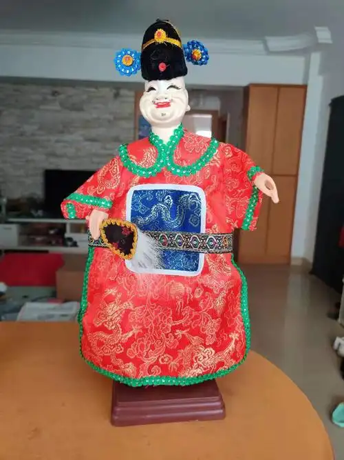 新品漳州布袋木偶娃娃武松打虎八仙福禄寿人偶木偶