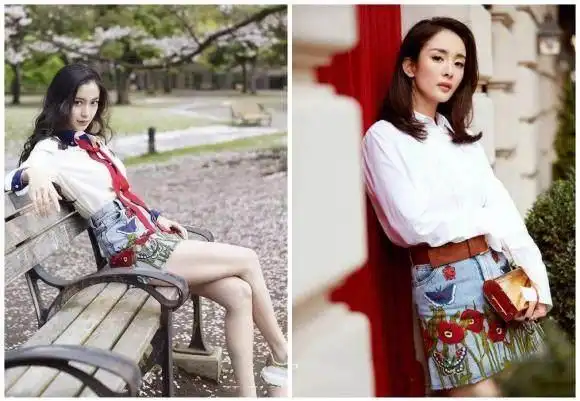 杨幂与好友angelababy也有不少撞衫,谁更美?