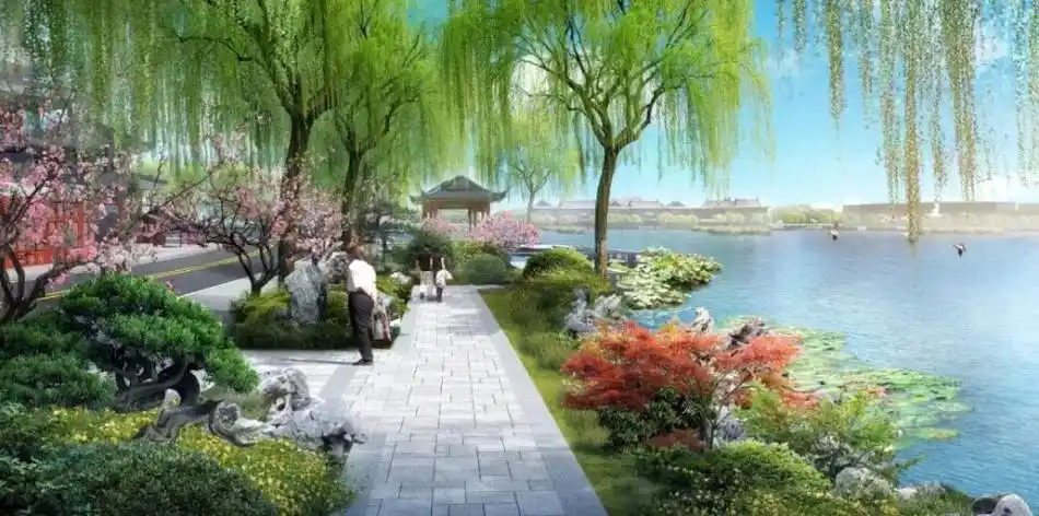 开封包公湖驳岸改造最新进展