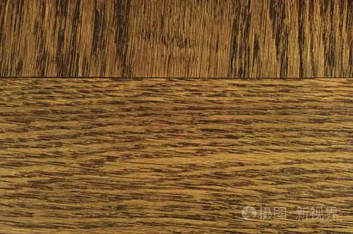 橡木纹理贴面纹理背景深黑棕色自然水平划痕纹理图案大细粗犷木材宏观
