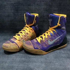 41码/科比 9 elite 紫金湖人配色 9新 鞋底小氧化