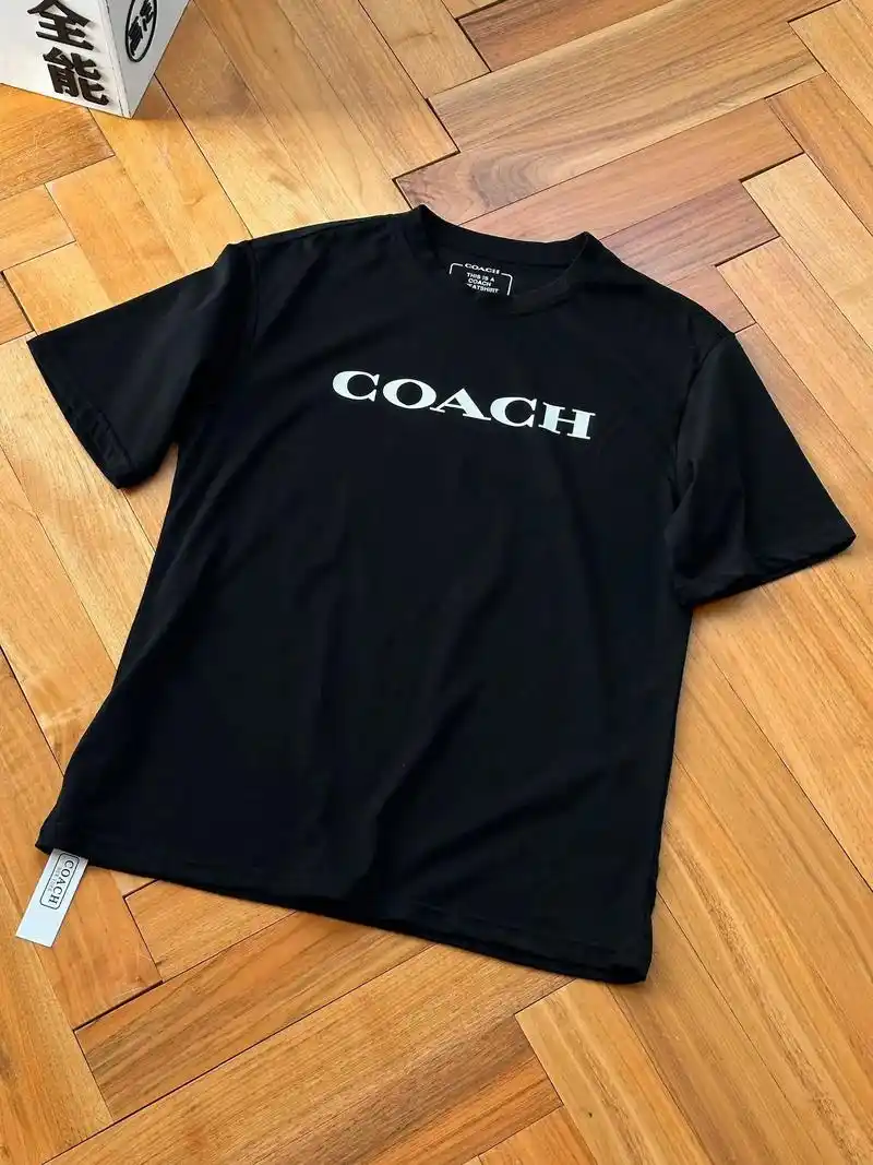 coach蔻驰胸前logo印花圆领短袖.#抖音创作者大会 # - 抖音