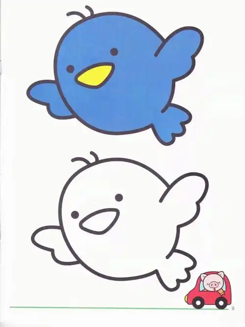 幼儿小班宝宝简笔画涂色#简笔画  #幼儿园