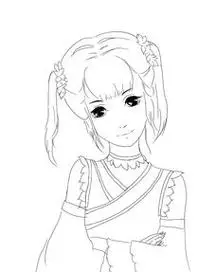 古装女孩简笔画古装女孩简笔画图片大全