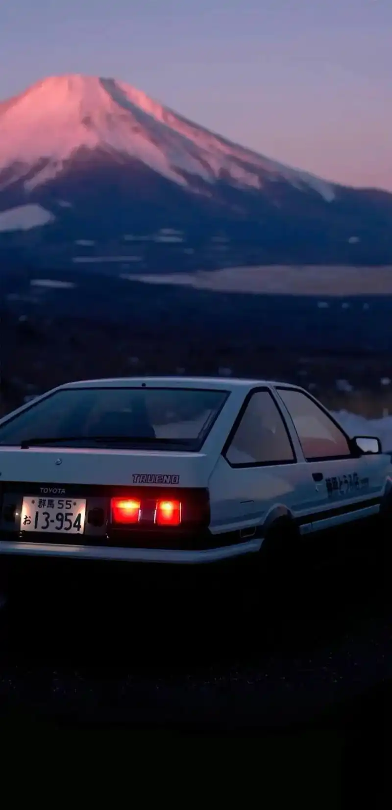 拉豆腐的神车ae86,ae86上山了#潮图 #手机壁纸 #你该换壁纸