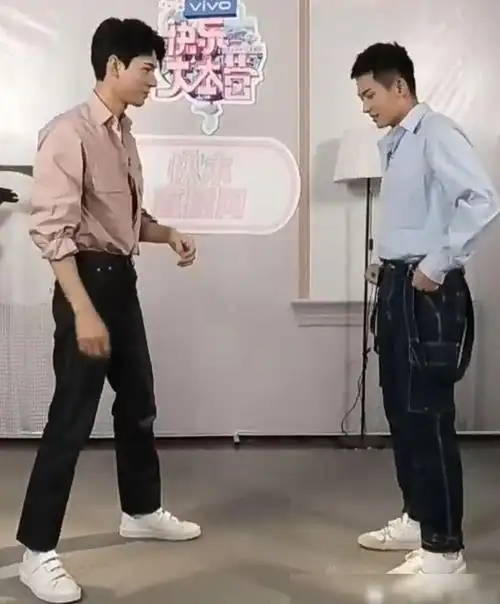 张哲瀚181cm龚俊186cm两人玩推人游戏谁谎报了身高