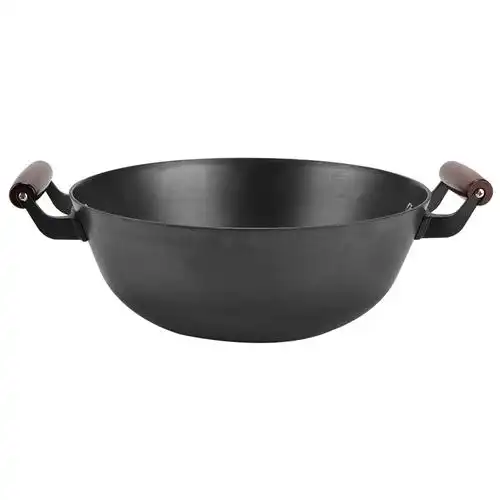 铸铁锅双耳炒锅