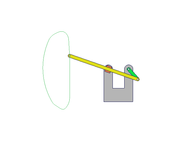 滑块增大行程双滑块机构曲柄滑块与转动导杆串接机构弓锯床主运动机构