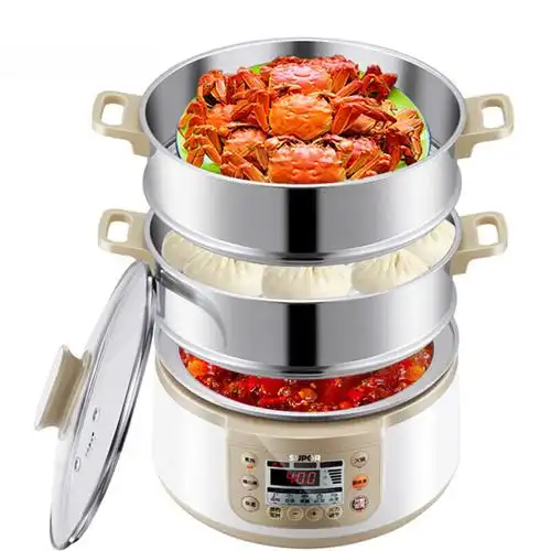 苏泊尔supor多用途锅zn28yc808130电蒸锅多功能家用电火锅蒸包子电