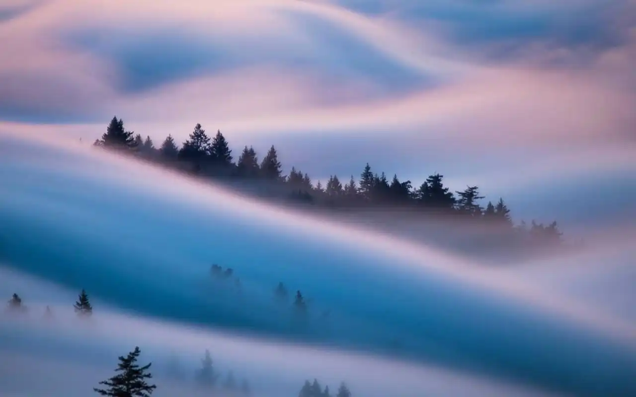 梦幻云海仙境高清桌面壁纸_风景壁纸_壁纸下载_美桌网