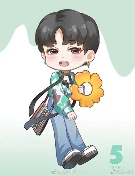 刘雨昕《打卡吧吃货团》12期造型总结,用精心描绘的卡通形象来记录