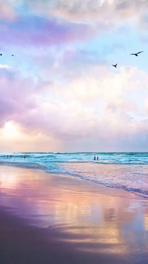 唯美浪漫海边风景图片手机壁纸