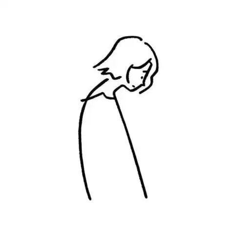 个性简笔画头像无人做你的光芒就自己照亮远方