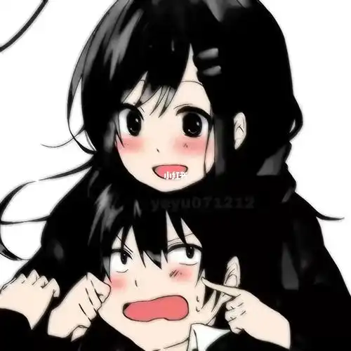 超甜的情侣头像