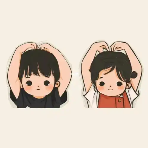 可爱情侣头像