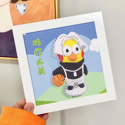 蔡徐坤黑粉头像钻石贴画恶搞ikun鸡你太美满钻卡通点钻生日礼物