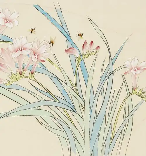 国画 邓学梅《兰花》