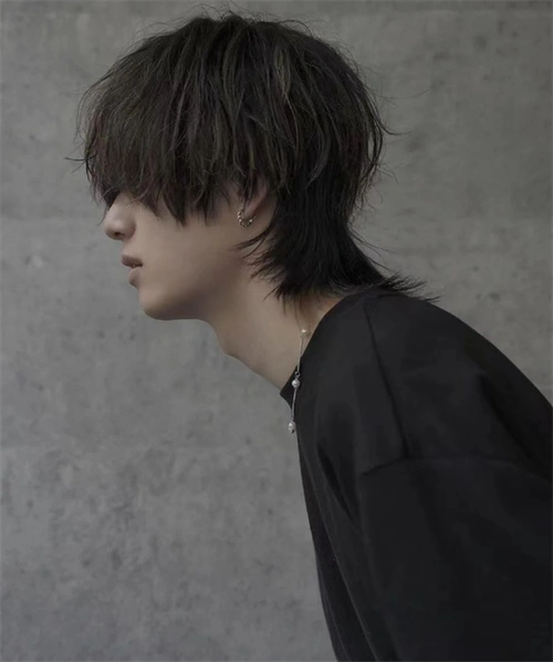 狼尾鲻鱼头搭配空气烫,让发型的感觉更高级又很有层次感,妥妥的漫画男