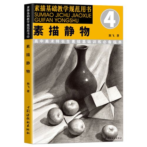 素描静物 素描基础教学规范用书 新手学画经典零基础入门自学手绘教程