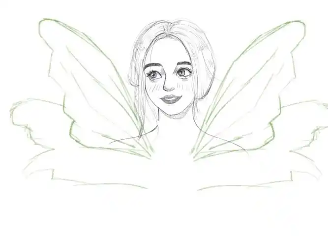 是真的不像啊#线稿练习  #少女线稿  #插画分享  #angelababy  #插画