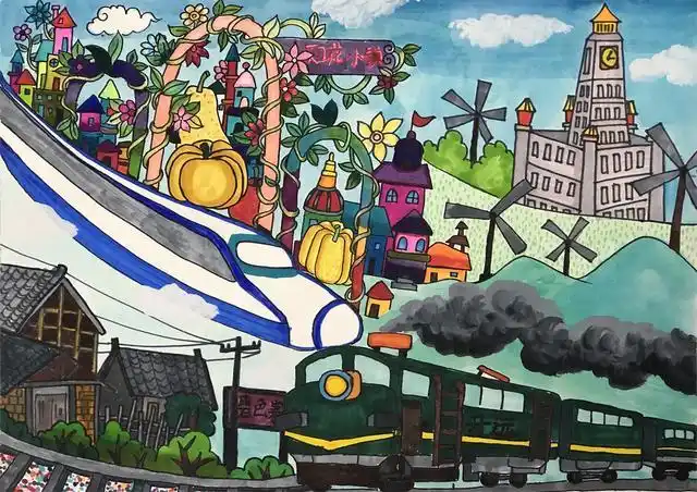 彩云杯中小学生绘画比赛小学组二等奖获奖作品展示3