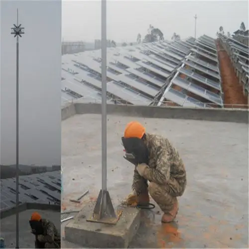 定做不锈钢避雷针提前预放电接闪器防雷屋顶建筑工程避雷塔接地器