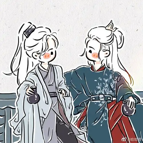 温客行叶白衣互相diss#【山河令】 手绘头像 分享温客行 × 周子舒可