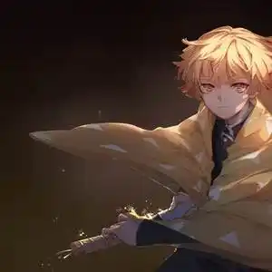 善逸|qie_的鬼灭之刃插画图片